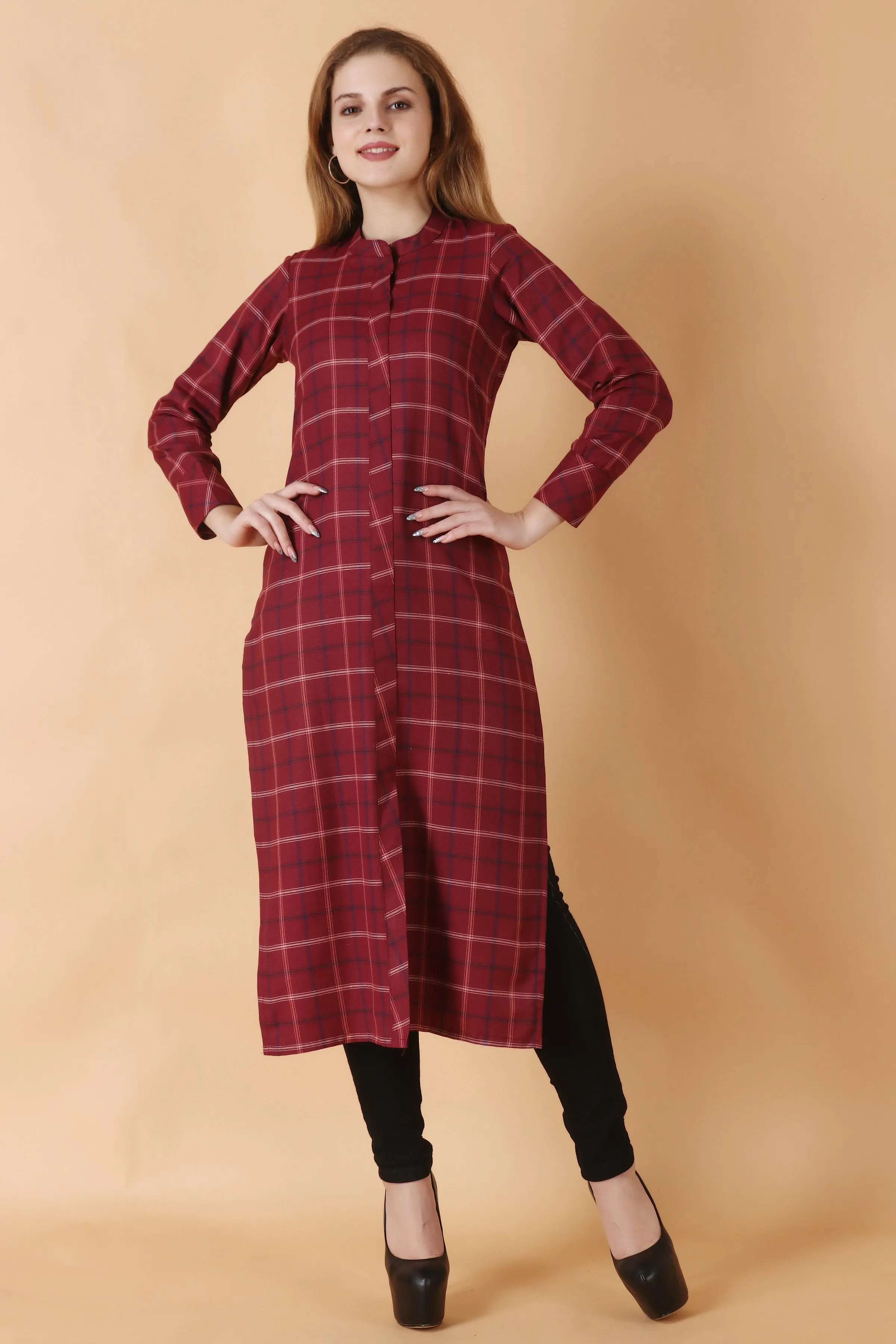 Snow Berry Woollen Kurta