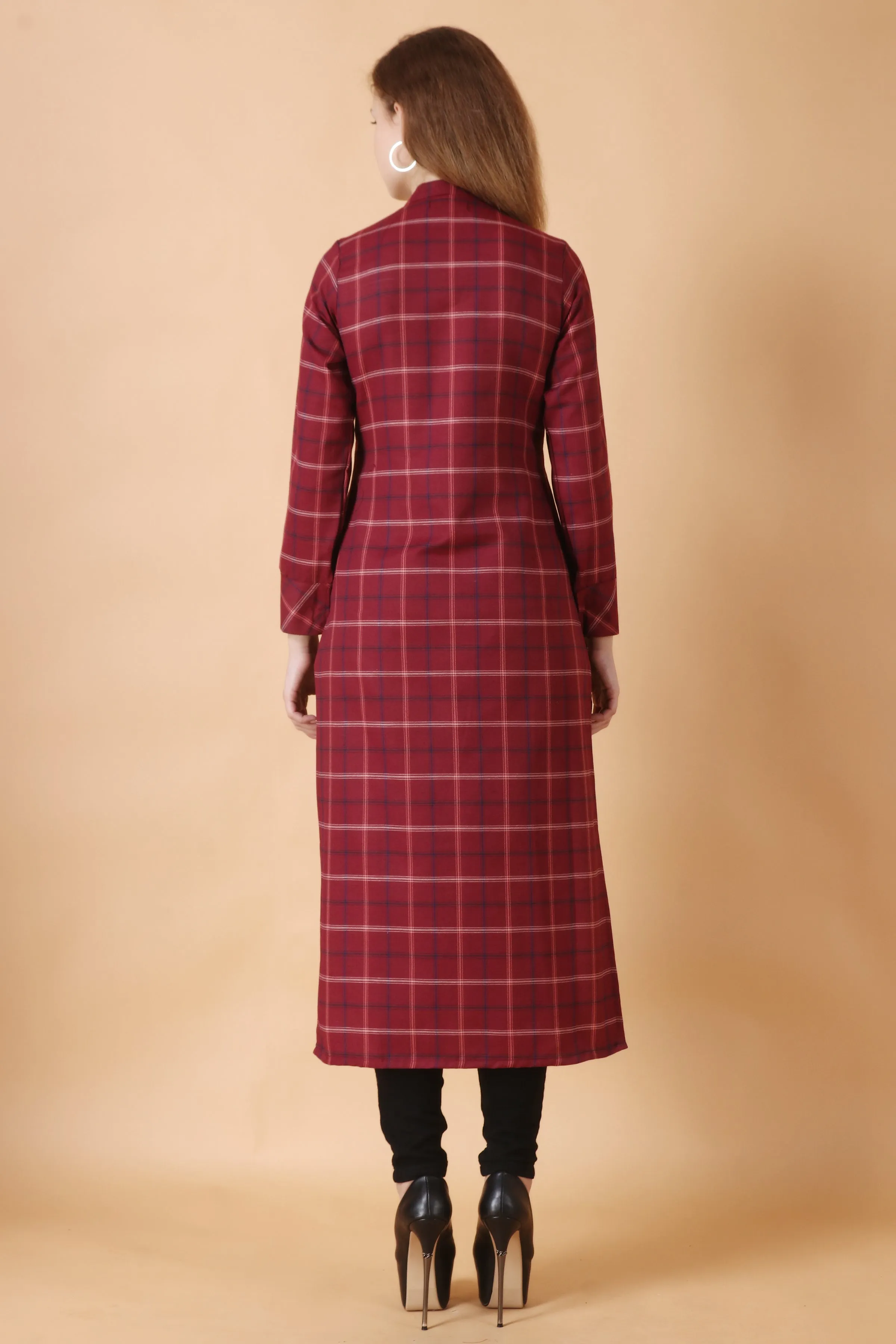 Snow Berry Woollen Kurta