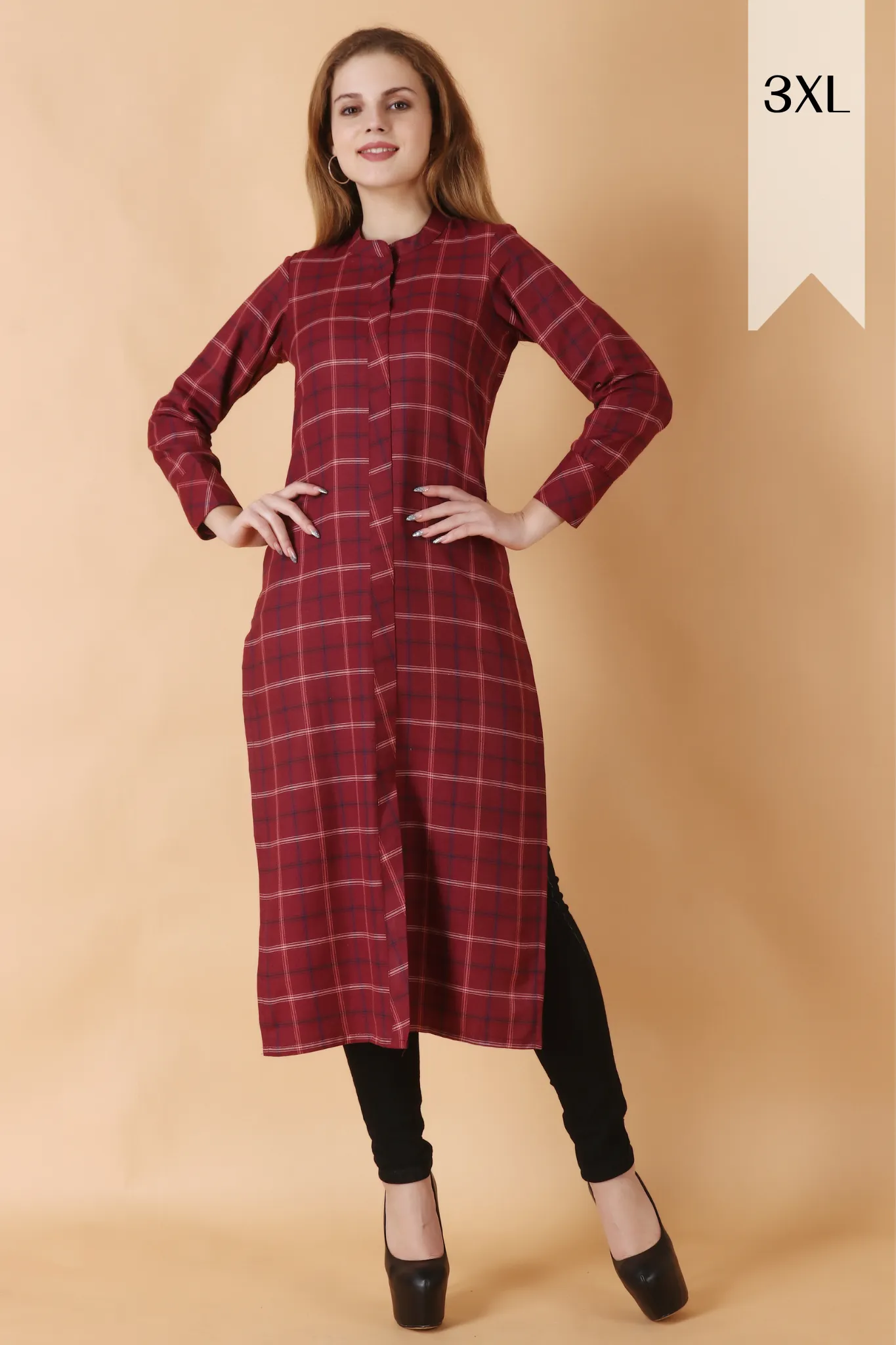 Snow Berry Woollen Kurta