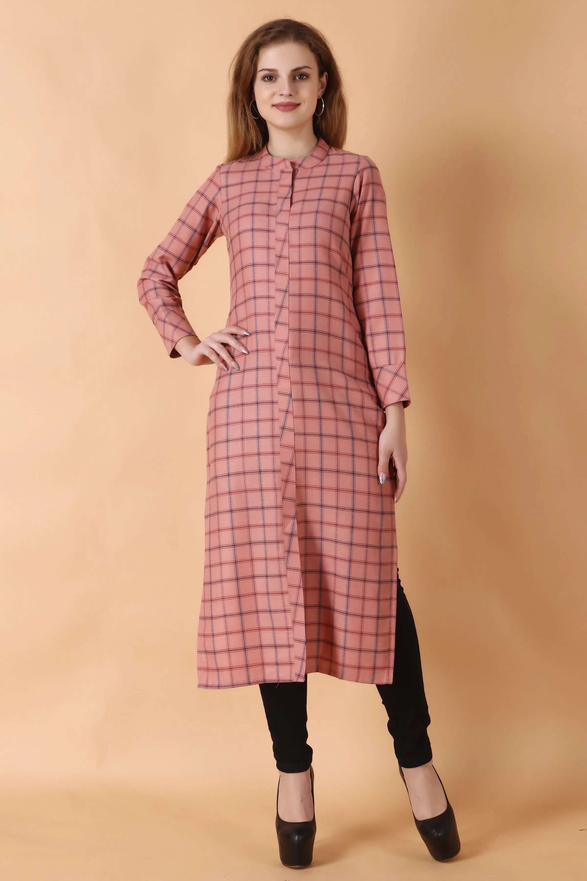 Snow Blush Woollen Kurta