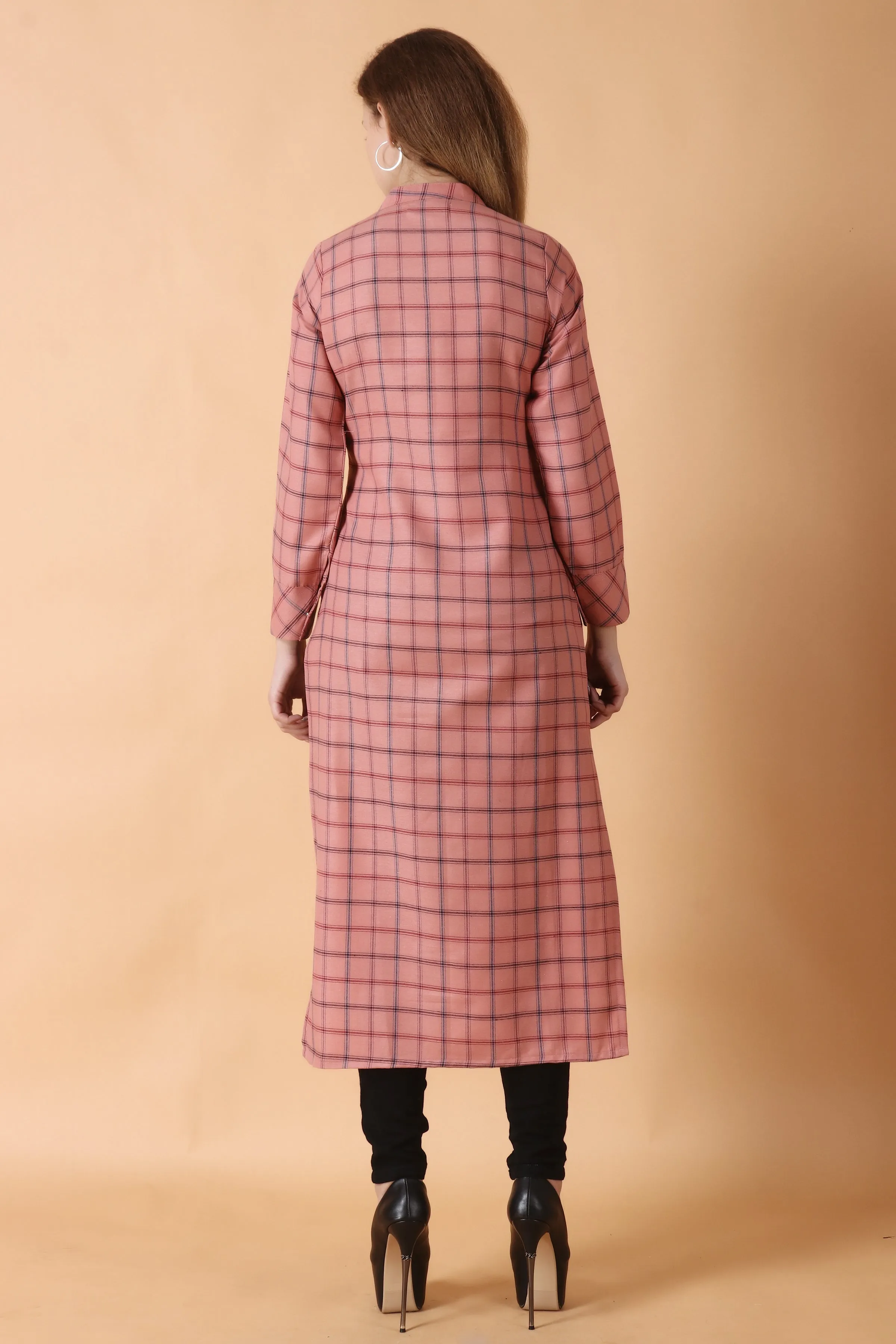 Snow Blush Woollen Kurta