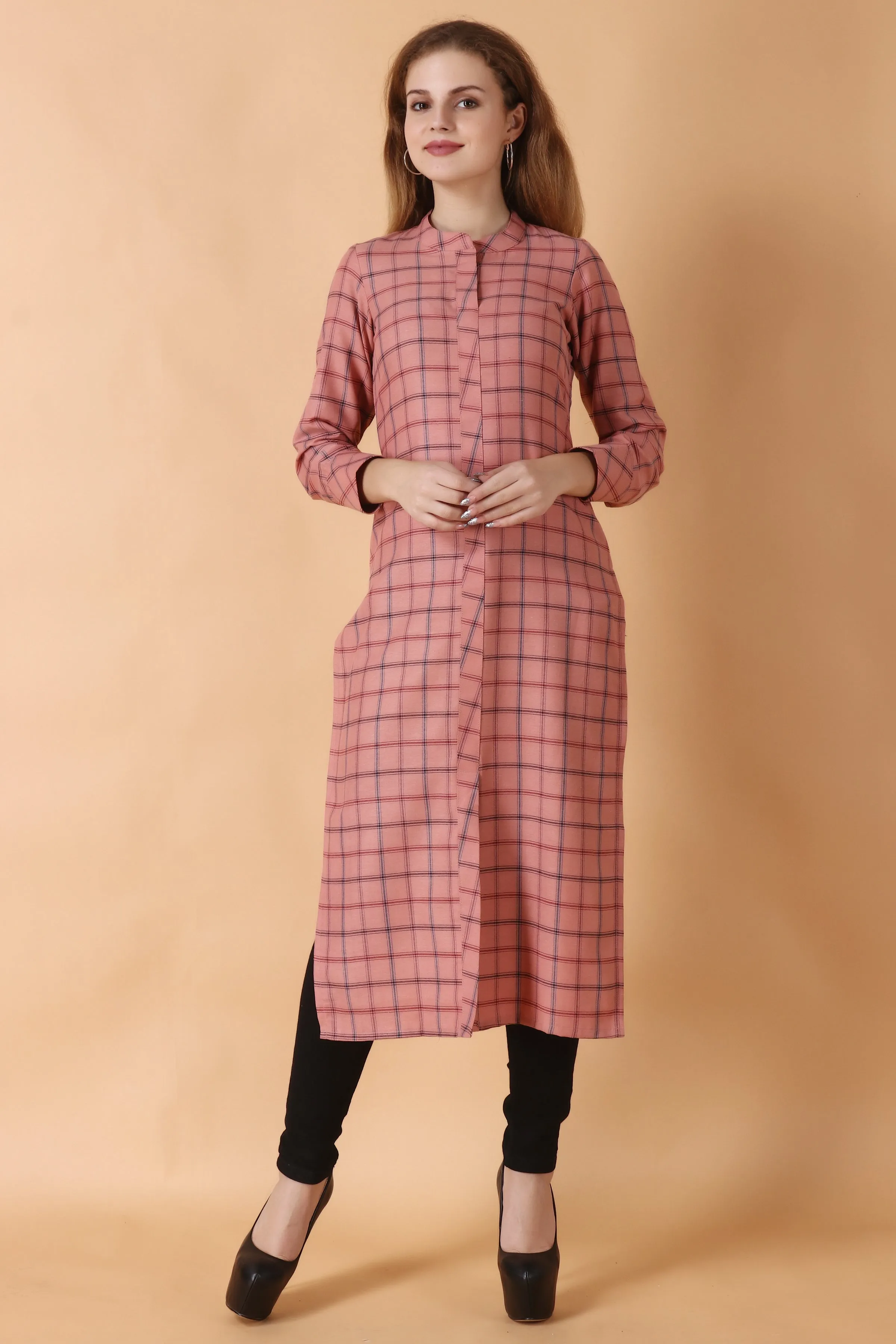 Snow Blush Woollen Kurta