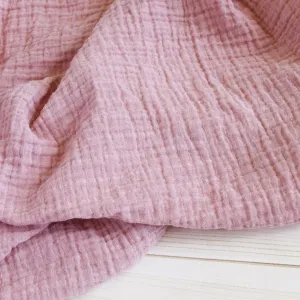 Sugar   Maple Classic Muslin Swaddle | Blush Pink