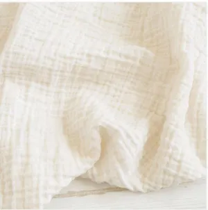 Sugar   Maple Classic Muslin Swaddle | Ivory
