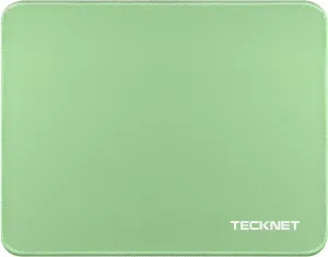 TECKNET Mouse Pad with Anti-fray Stitching, Waterproof Surface & Non-Slip Rubber Base with Stitched Edges Gaming Mouse Mat for LaptopCompatible with Laser and Optical Mice - LT.Green
