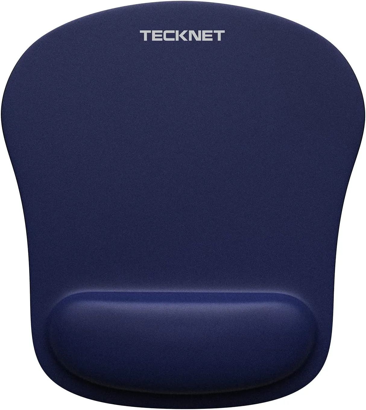 TECKNET Mouse Pad with Wrist Support, Ergonomic Gaming Mouse Pad Pain Relief, Portable Comfortable Mousepad for Computer, Laptop, Office, Home and Travel, Non-Slip Base, Waterproof Surface, Blue