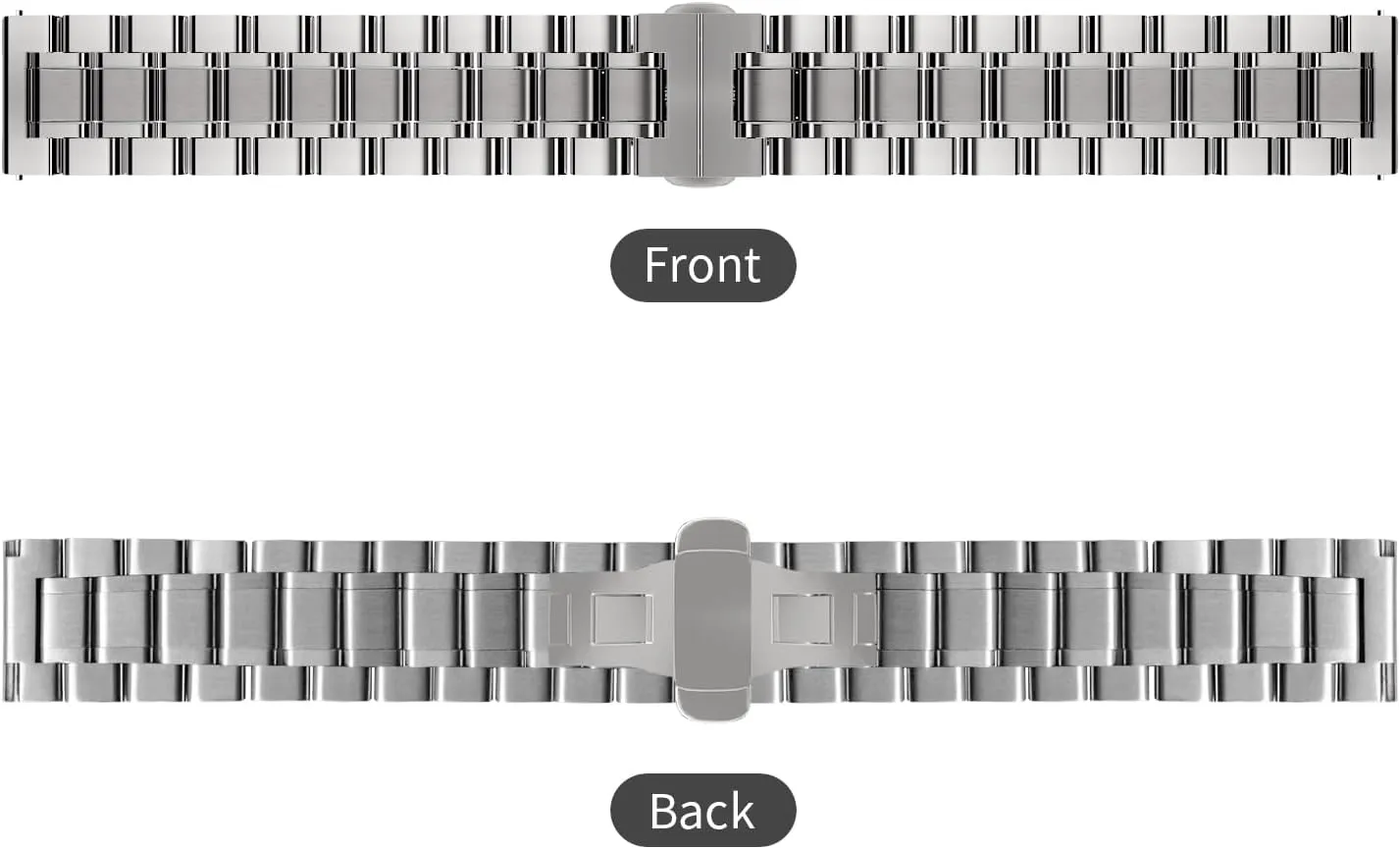 TStrap Metal Watch Band  Quick Release Watch Bands for Men Women - Stainless Steel Smart Watch Strap Bracelet Replacement Polished - 12mm ... 20mm 22mm 24mm