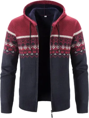 TUQIDEWU Hoodies for Men Pullover, Zip Up Hoodie Men Heavyweight Full Zip Up Fleece Hoodie Long Sleeve Jacket with Pockets