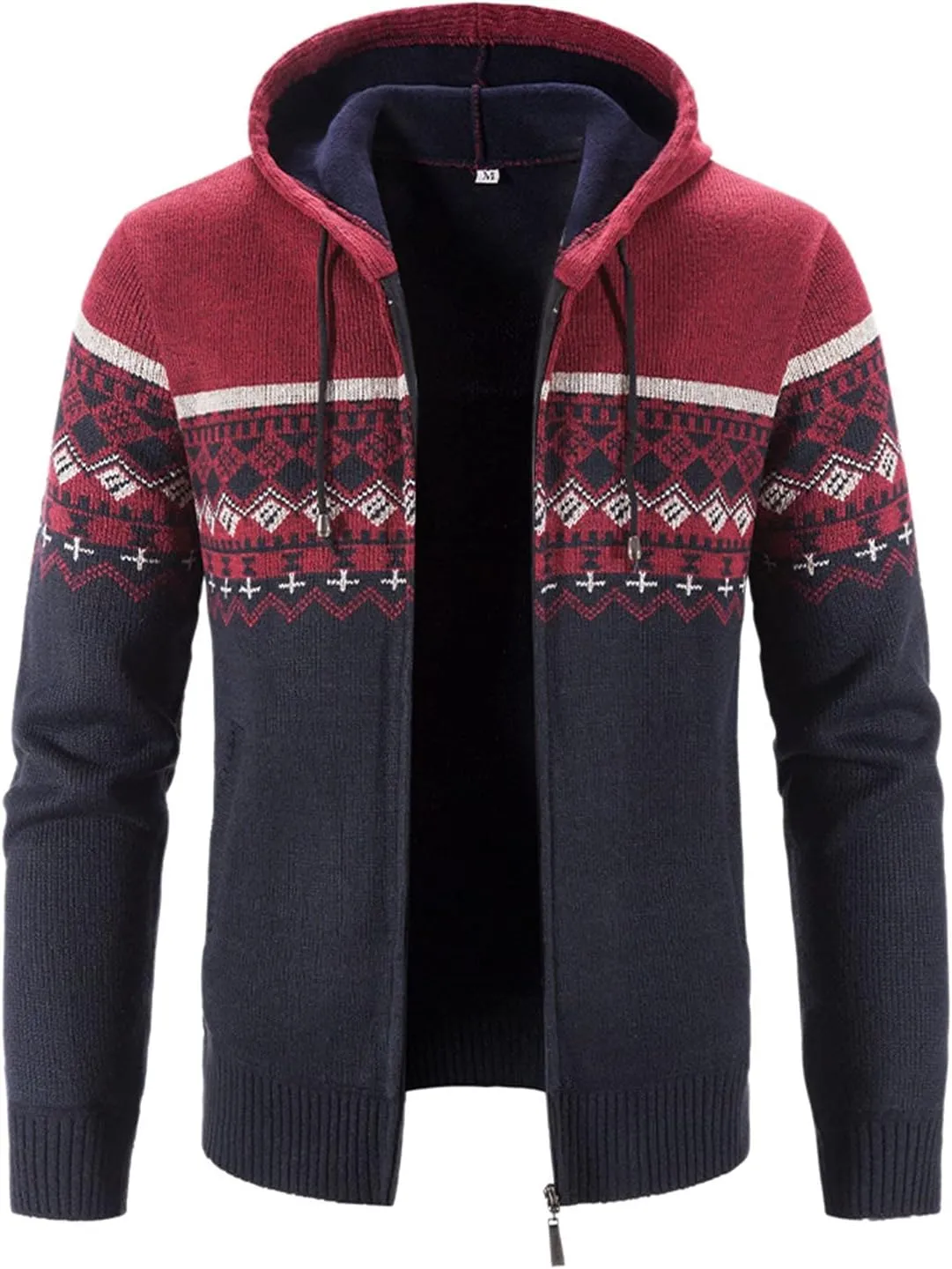 TUQIDEWU Hoodies for Men Pullover, Zip Up Hoodie Men Heavyweight Full Zip Up Fleece Hoodie Long Sleeve Jacket with Pockets