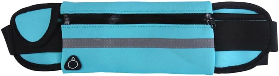 Waterproof Running Belt Waist Pack, Water Resistant Runners Belt Fanny Pack for Hiking Fitness.