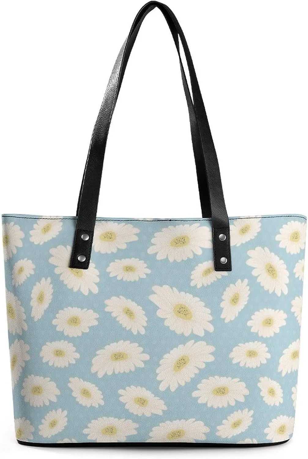 Wild Blooming Flowers Hobo Handbags With Zipper Large Capacity Satchel Tote Bag Shoulder Bag