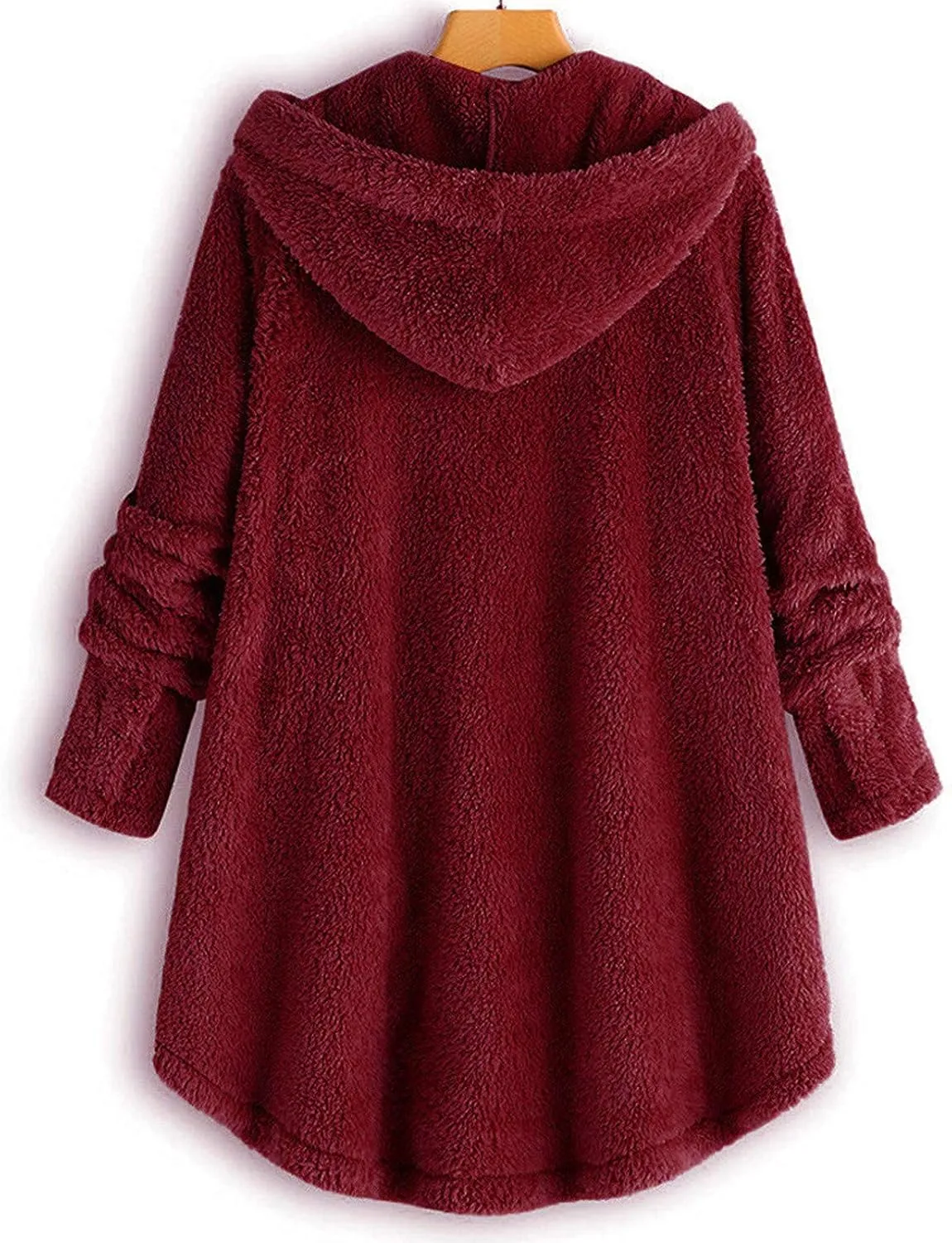 Winter Coats for Women Fashion Furry Sherpa Jacket Faux Fur Coat Shaggy Fleece Jacket Warm Clothes Oversized Coat