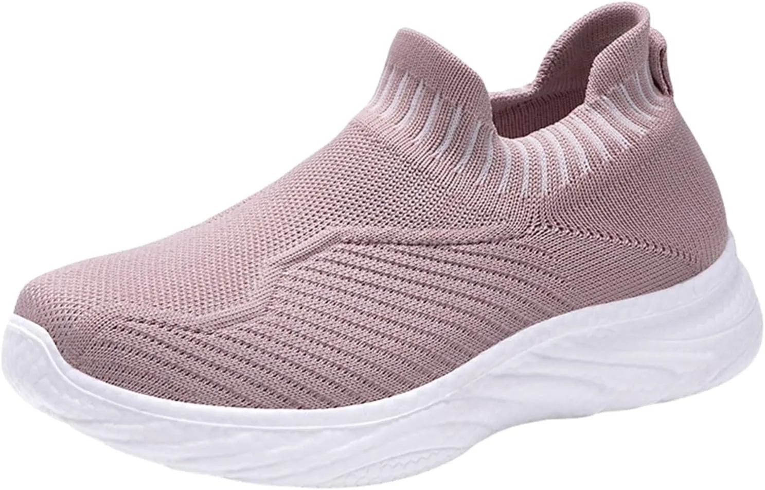 Women Woven Comfy Orthopedic Walking Shoes, 2025 New Women's Breathable Slip On Arch Support Non-Slip Sneakers with Arch Support