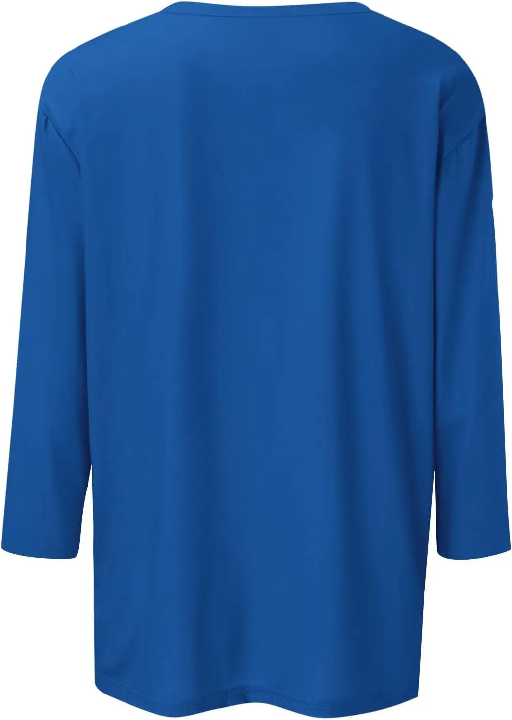 Womens 3/4 Sleeve Tops and Blouses Square Neck Holiday Cute Shirts Dressy Casual Three Quarter Workout Tunic Tops