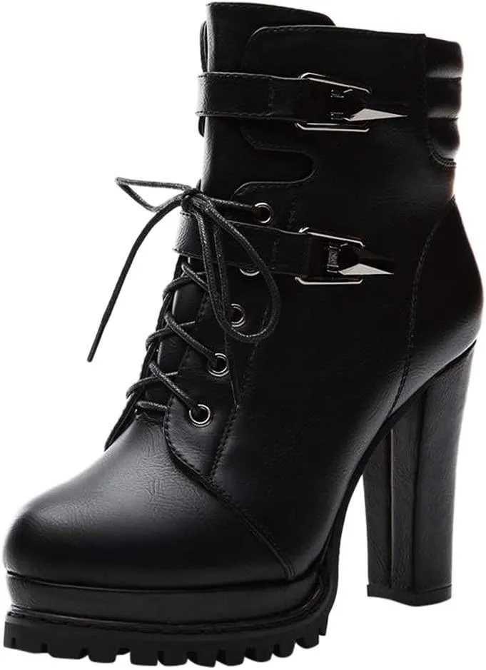 Women's Ankle Boots & Booties Fall Boots Blue Boots for Women Leather Boots for Women Womens Ankle Boots with Arch Support Ankle Boots for Women Flat Heel Comfortable Dressy