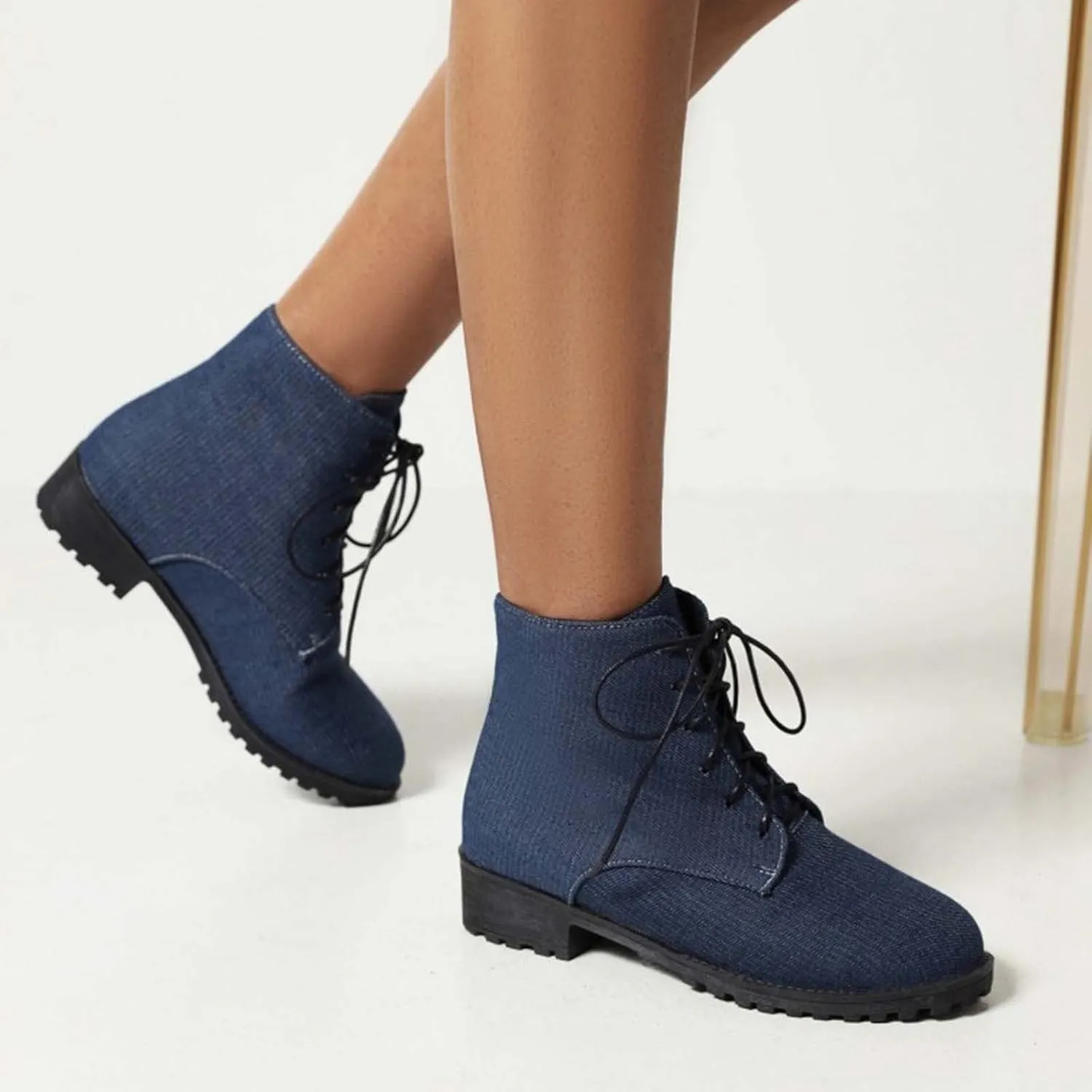Womens Booties Low Heel Black Work Boots Women Botines Negros Para Mujer Black Boots for Women Black Wedge Ankle Boots for Women Womens Wide Toe Box Ankle Booties
