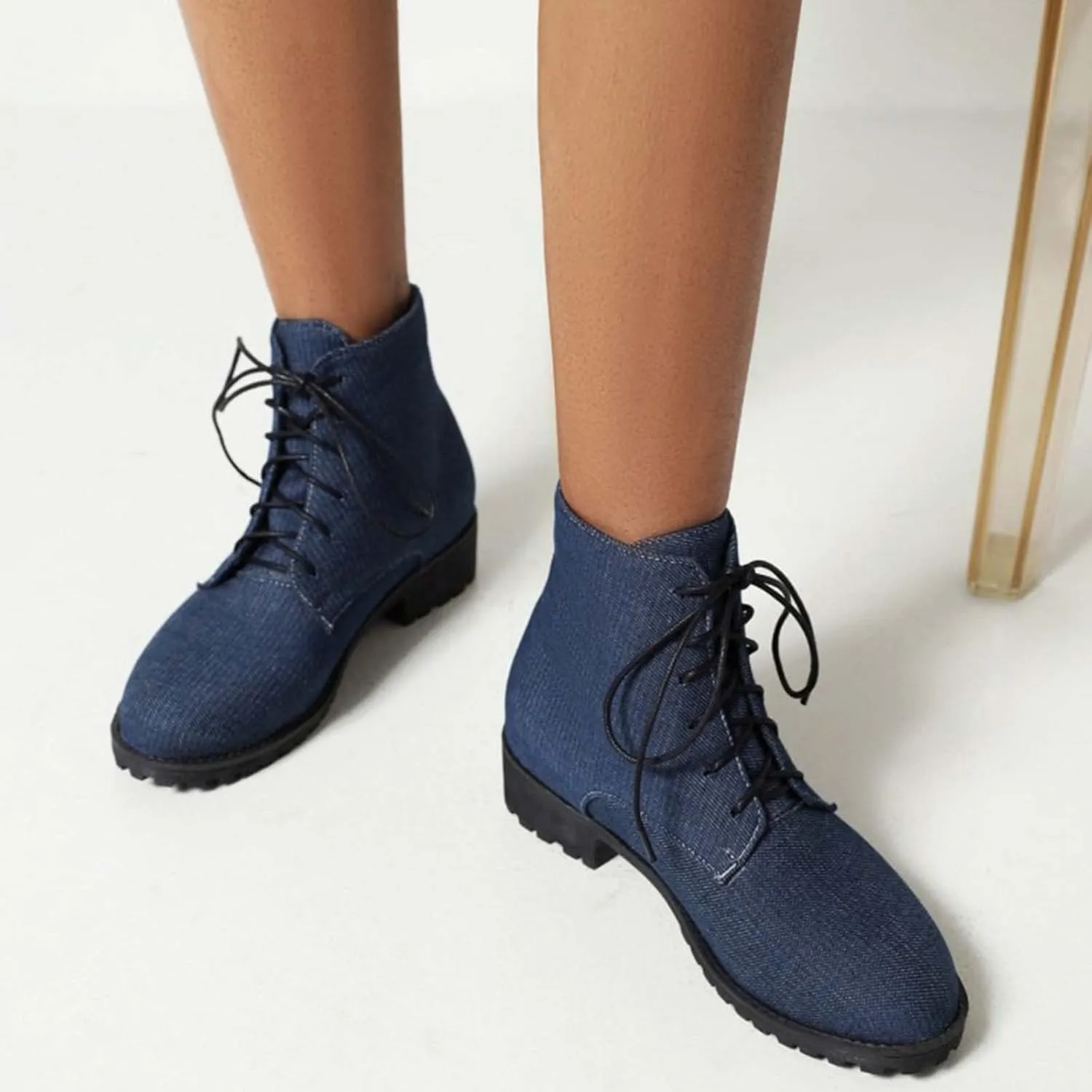 Womens Booties Low Heel Black Work Boots Women Botines Negros Para Mujer Black Boots for Women Black Wedge Ankle Boots for Women Womens Wide Toe Box Ankle Booties