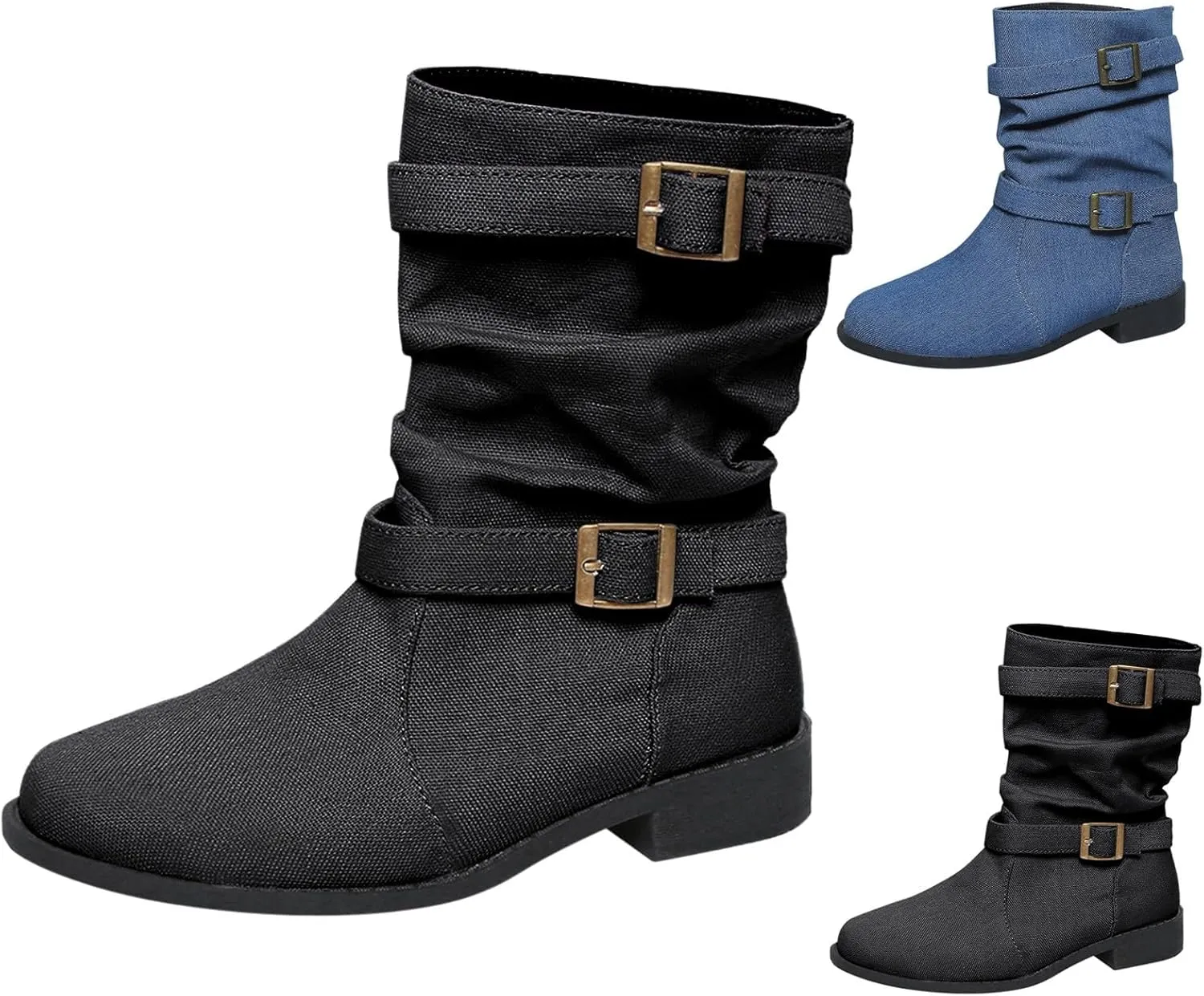 Womens Boots Ankle Botines Vaqueros Para Mujer Comfy Cowboy Boots for Women Cute Black Boots Dress Boots for Women Wide Width Ankle Booties Women's Booties Wide Width