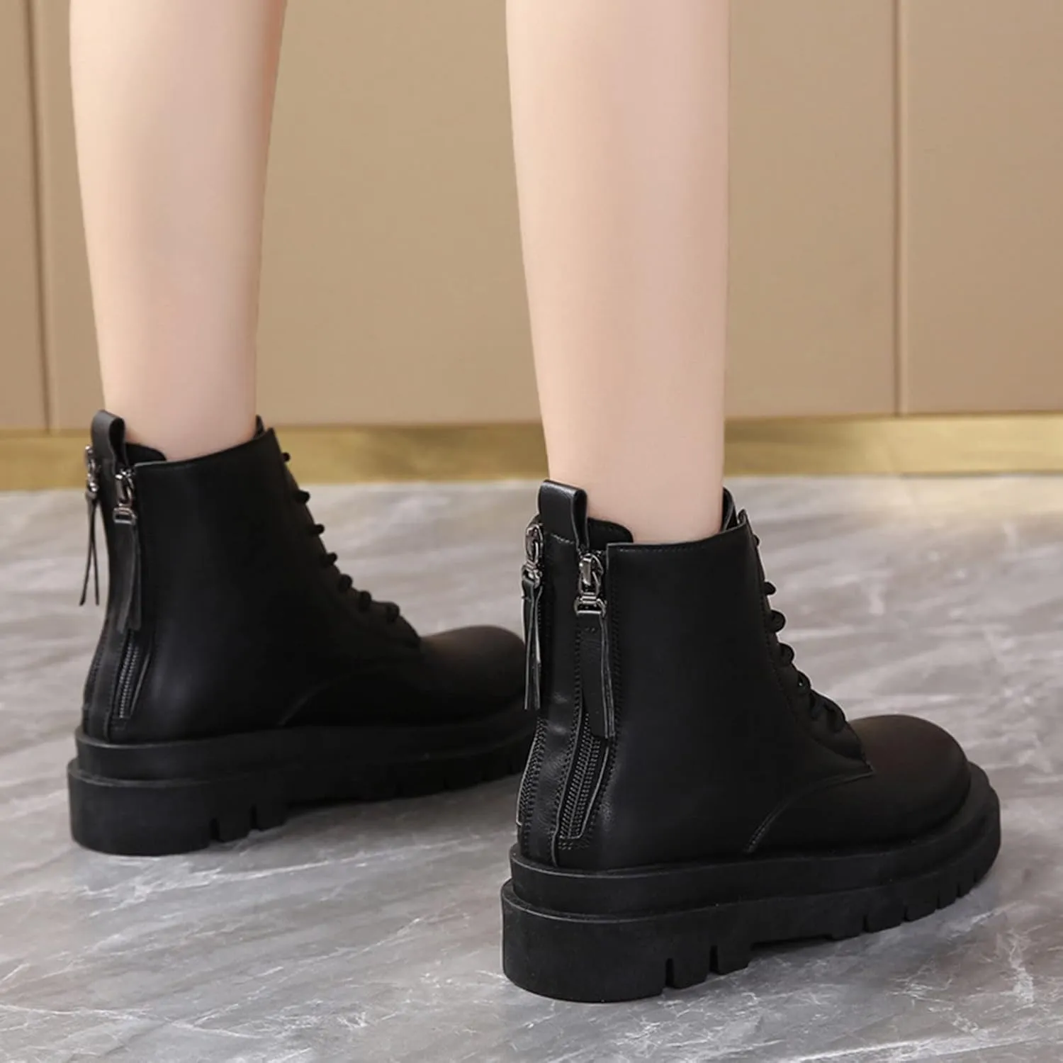 Womens Boots Ankle White Ankle Boots Botas Vaqueras Para Mujer Wide Leg Boots Women'S Ankle Boots & Booties 7.5 Wide White Ankle Boots for Women Wide