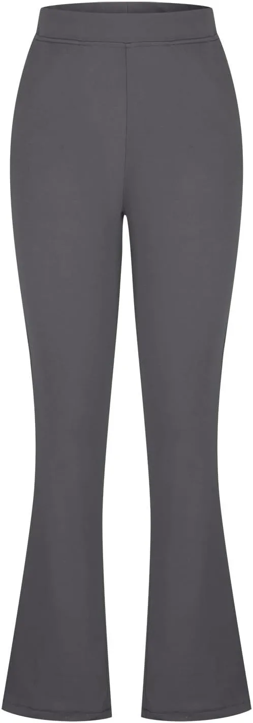 Womens Dress Pants Business Casual Work Pants High Waist Stretchy Trousers Bootcut Office Slacks with Pockets