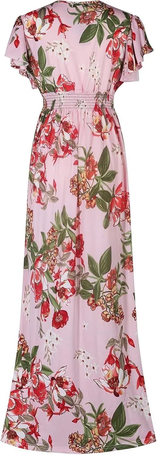 Women's Easy Fit Relaxed Comfortable Lightweight Sleeveless Maxi Dress Casual Sleeveless Spaghetti Strap Dress