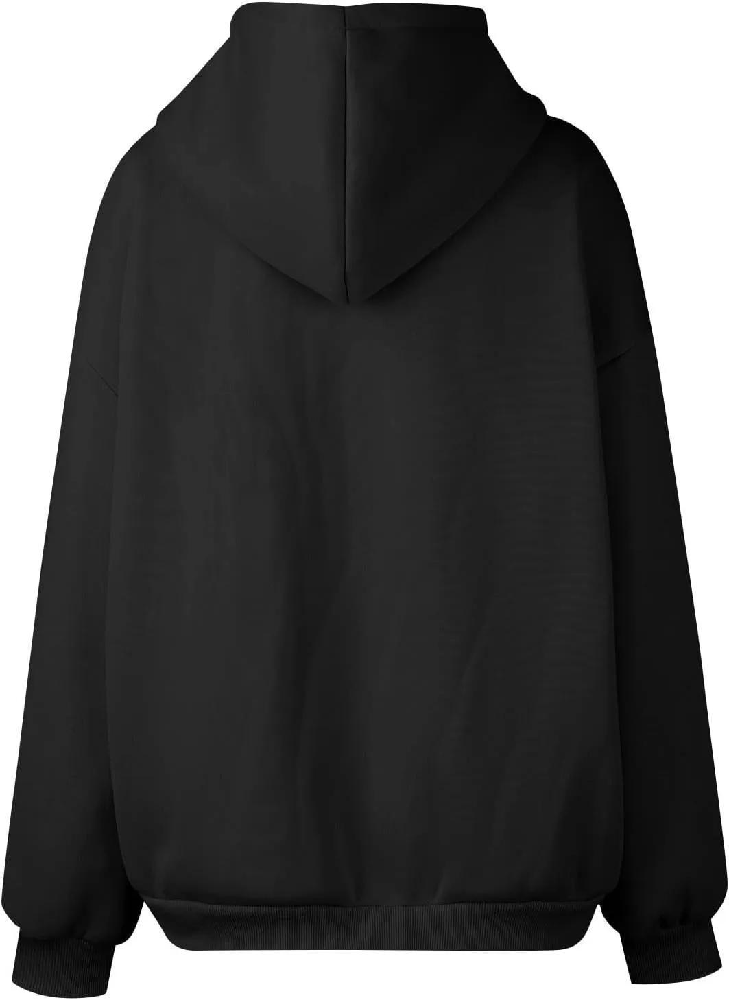 Women's Full Zip Up Hoodie Long Sleeve Hooded Sweatshirts Pockets Jacket Casual Coat Fall Outfits 2024 Trendy