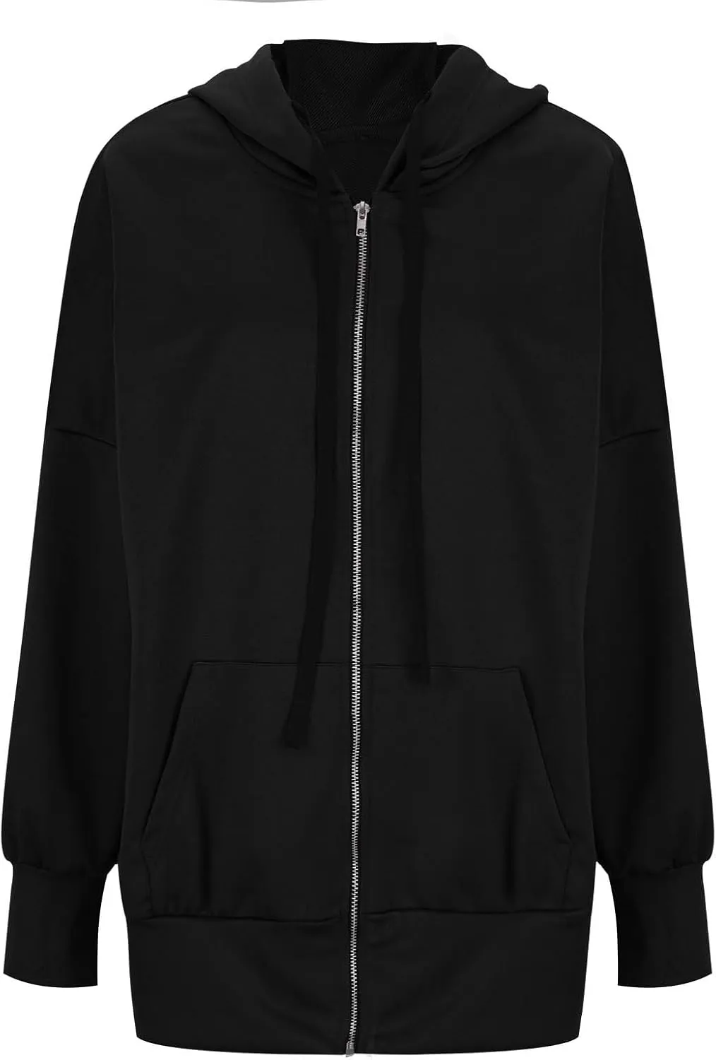 Womens Hoodies Oversized Sweatshirt Loose Casual Long Sleeve Zip Up Fall Outfits Fashion Jackets Outwear with Pockets
