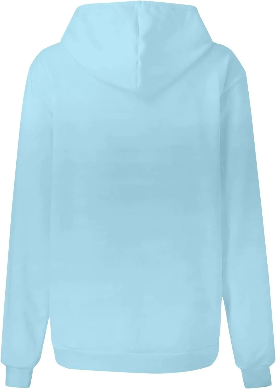 Women's Hoodies Sweatshirts Cute Long Sleeve Tops Loose Fleece Pullovers with Pocket
