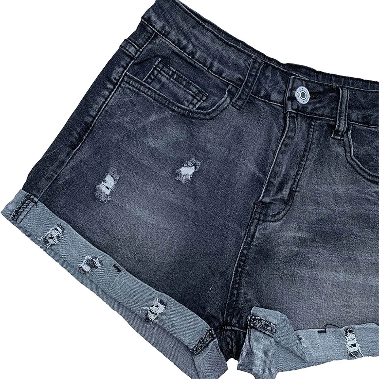Womens Jean Shorts Distressed Ripped Denim Shorts High Waisted Casual Summer Shorts Fashion Cut Off 2025