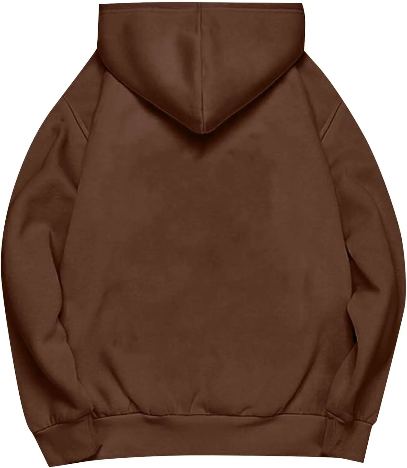 Womens Oversized Hoodies Fleece Sweatshirts Long Sleeve Fleece Sweater Pocket Pullover Fall Outfit Winter Fashion Y2k Clothes