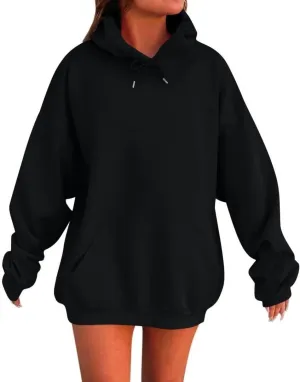 Womens Oversized Hoodies Fleece Sweatshirts Long Sleeve Sweaters Pullover Fall Outfits Winter Clothes