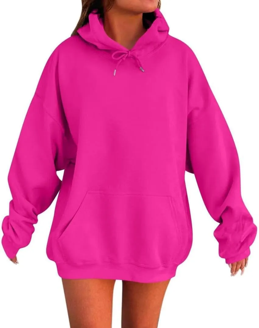 Womens Oversized Hoodies Sweatshirt-Pullover Sweatshirts with Pockets Fall Outfits