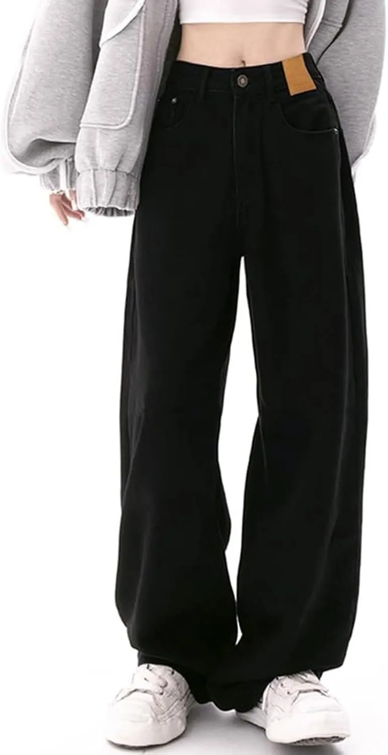 Women's Pocket High Waist Workwear Pants Casual Versatile Pants Plus Size Bell Bottoms