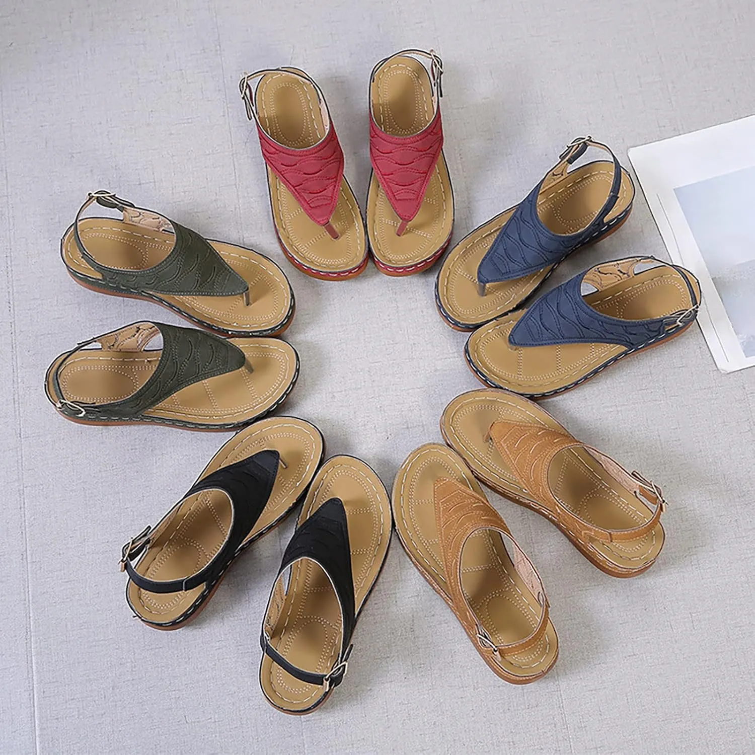 Women's Sandals Arch Support Sandals for Women Dressy Summer Women Summer Sandals Comfortable Sandals Women Waterproof Walking Shoes Women Lightweight Nude Lace Up Heels