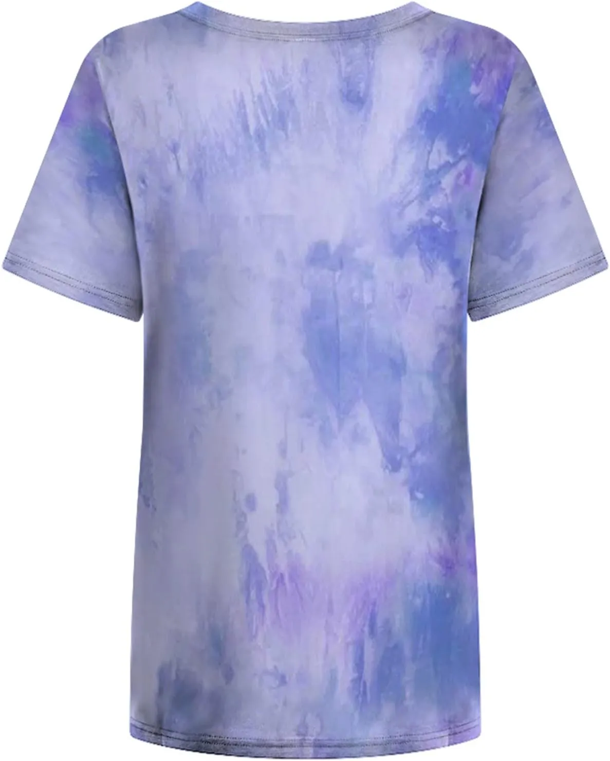 Womens Short Sleeve Tops Crewneck Tie Dye Shirts Oversized Tees T-Shirt Trendy Shirts Blouse Graphic Funny T Shirts