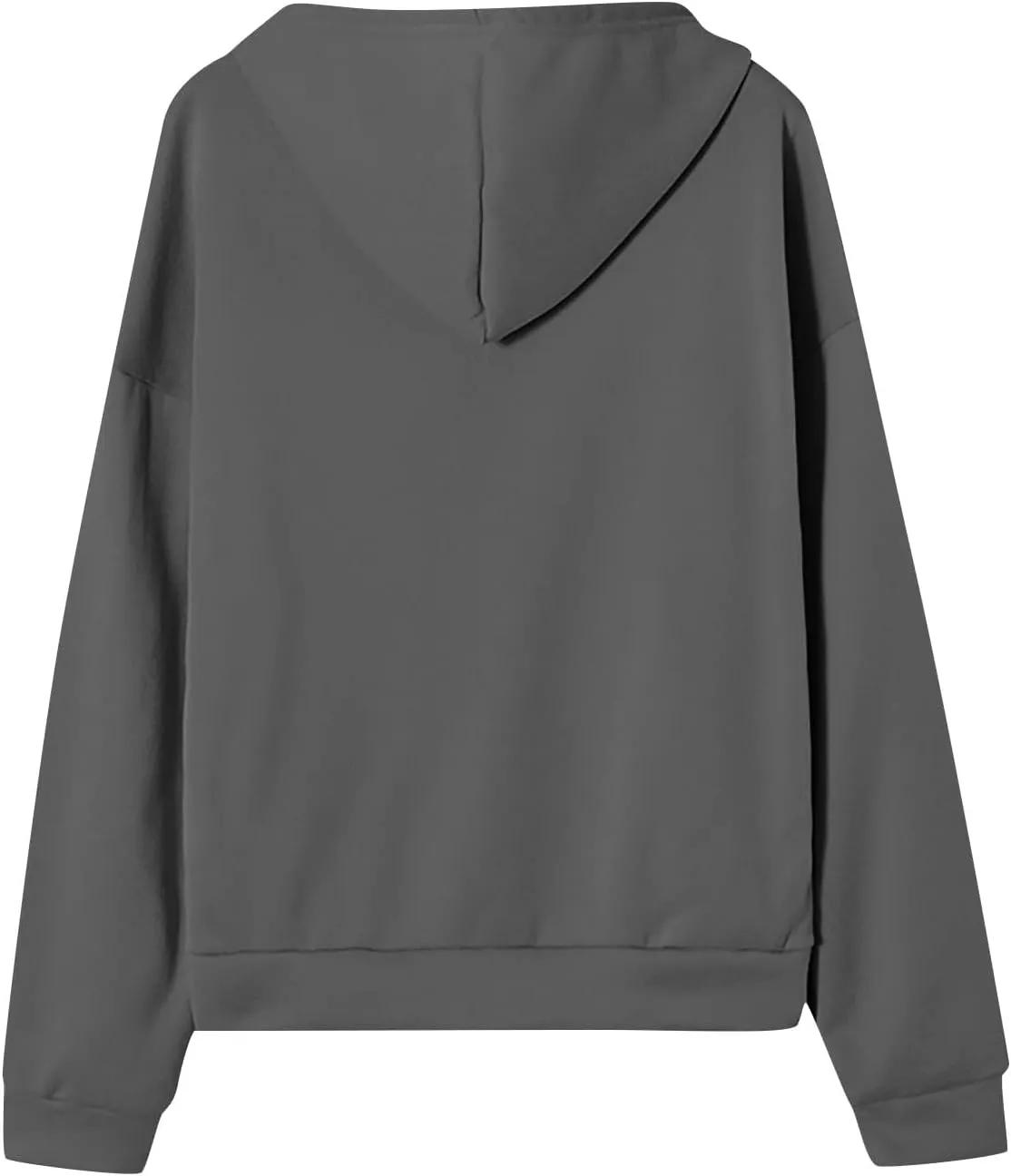Women's Zip Up Y2K Hoodies Casual Long Sleeve Track Jackets With Pockets Fashion Vintage Oversized Loose Fit Hoodies