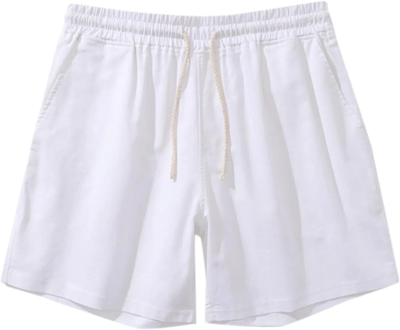 Workout Shorts Men Slim-Fit Elastic Beach Shorts Gym Basketball Lightweight Classic Regular Activewear Pants