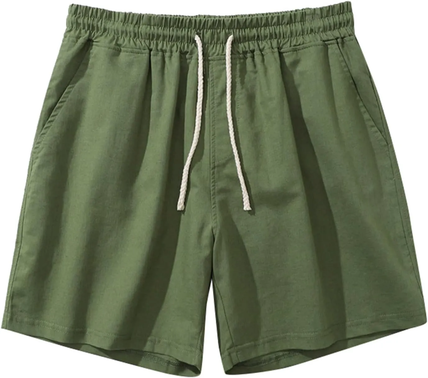 Workout Shorts Men Slim-Fit Elastic Beach Shorts Gym Basketball Lightweight Classic Regular Activewear Pants