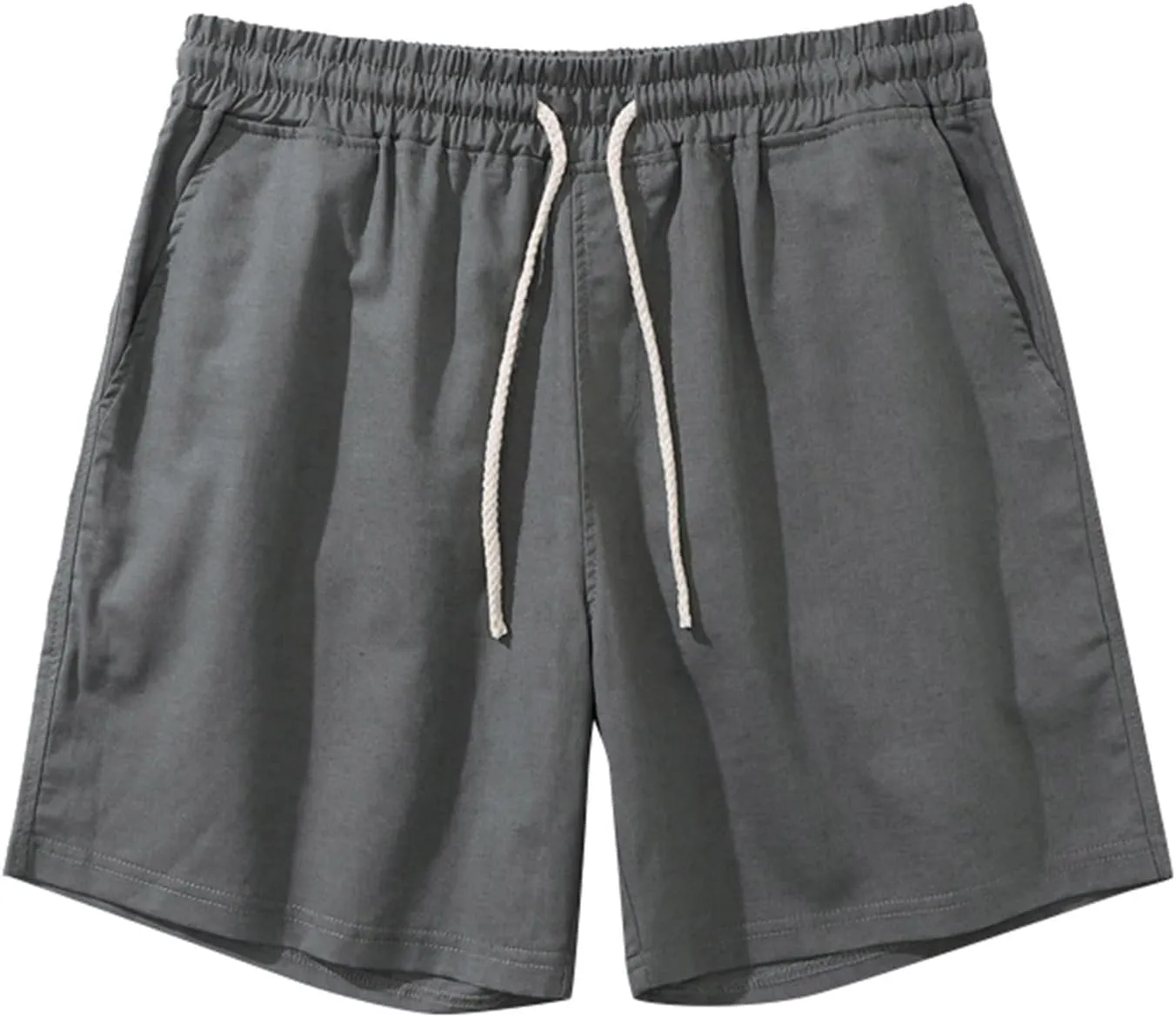 Workout Shorts Men Slim-Fit Elastic Beach Shorts Gym Basketball Lightweight Classic Regular Activewear Pants