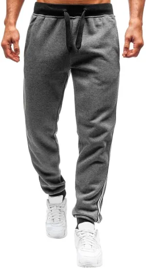 WUAI-Men Fashion Jogger Athletic Pants - Classic Gym Sport Pants Bodybuilding Workout Running Slim Fit Sweatpants