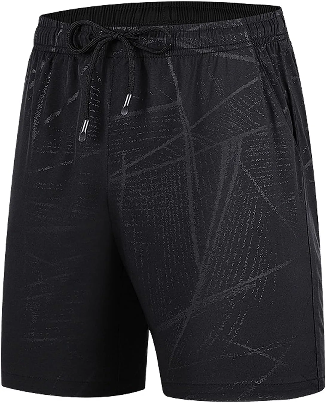 Ymosrh Men's Athletic Hiking Shorts Quick Dry Workout Shorts Lightweight Gym Running Shorts Basketball Training