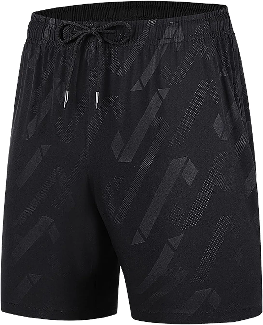 Ymosrh Men's Athletic Hiking Shorts Quick Dry Workout Shorts Lightweight Gym Running Shorts Basketball Training