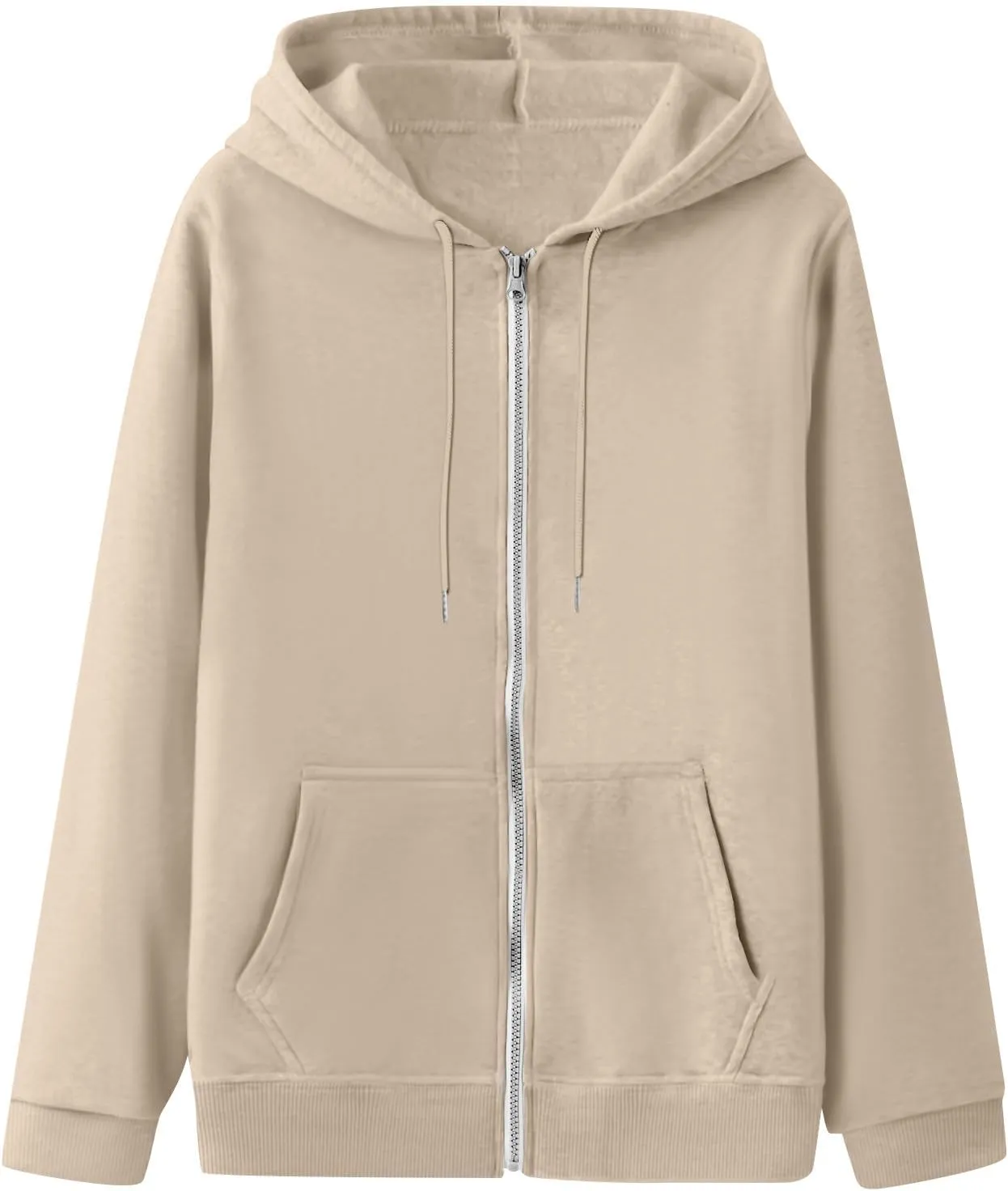 Zip Up Hoodie Women Oversized Y2k Jacket Lightweight Fall Jackets Streetwear Hoodies Long Sleeve Sweatshirts